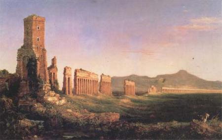 Thomas Cole Aqueduct near Rome (mk13) oil painting image